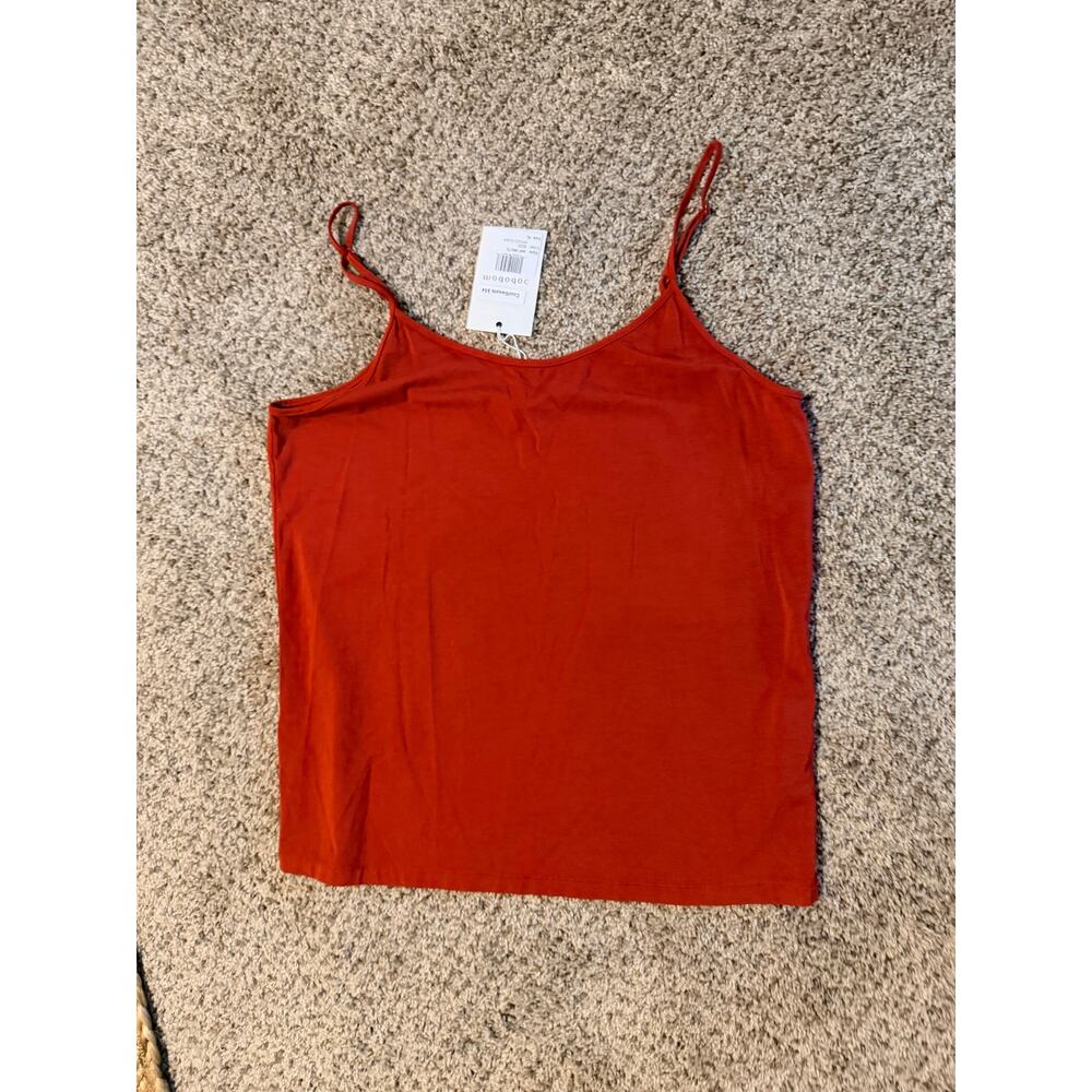3 for $9 Mododoc Orange NWT Tank Top Cotton Blend XL